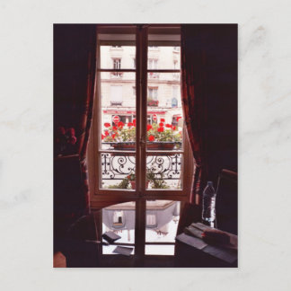 Parisfönstervy Vykort