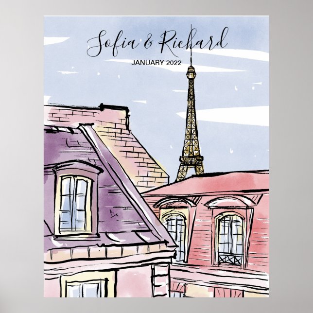 ParisFörlovningen frieri, ett par julklappar Poster (Framsidan)