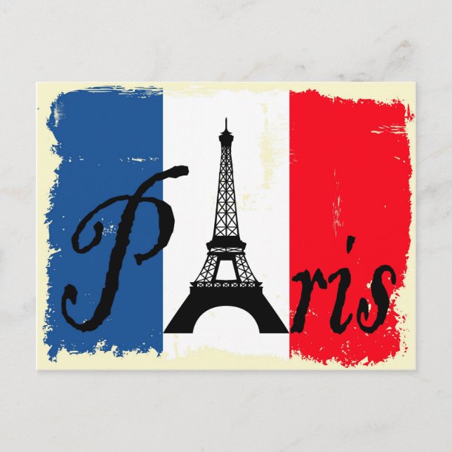 Parisgrunge Vykort (Framsida)