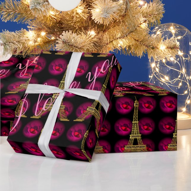 ParisHett Villa 45' Elegant Anpassa Presentpapper (Helgdagar)
