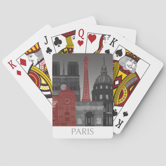 Parishöjningar per natt - röd casinokort (Baksidan)