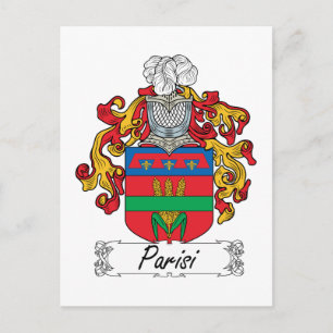 Parisi Family Crest Vykort