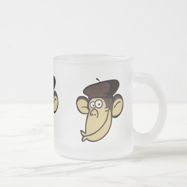Parisian apa frostad glasmugg (Höger)