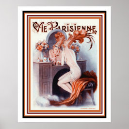 Parisian Art Deco "Showgirl" Poster 16 x 20