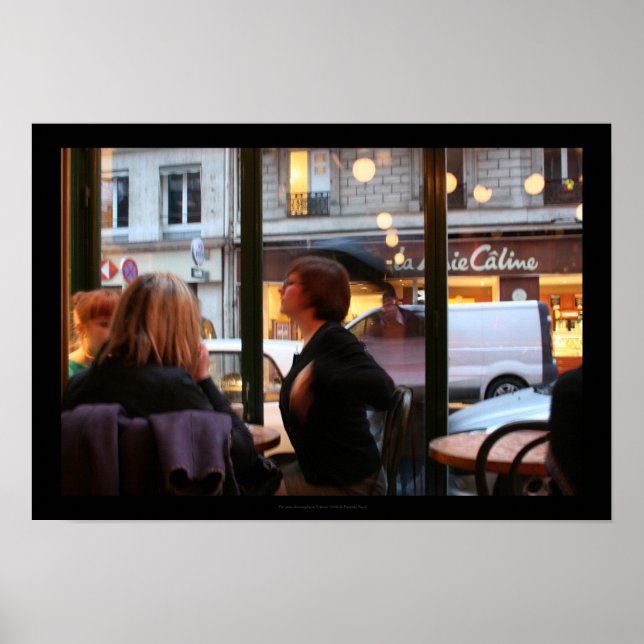 Parisian Atmosphere Caline Rue Rambuteau Poster (Framsidan)