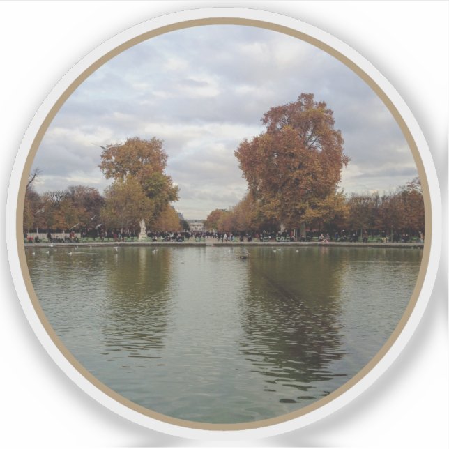 Parisian Autumn - v2 Klistermärken (Framsida)