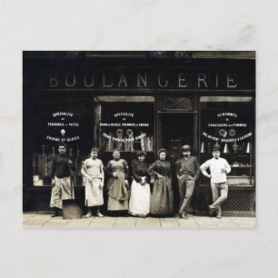 Parisian bageri 1900 vykort