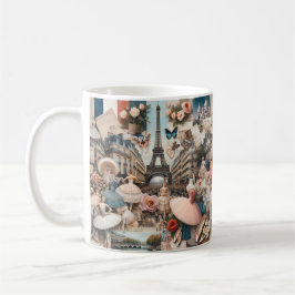Parisian Ballet Dream Collage Coffee Mugg