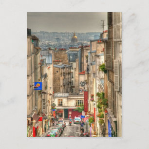 Parisian beskåda vykort