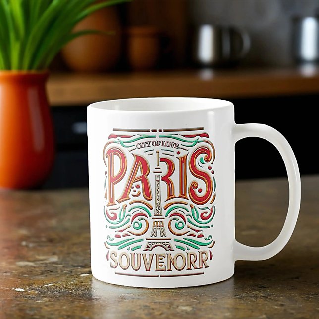 Parisian Bloom Kärlek Symphony Classic Kaffemugg (Skapare uppladdad)
