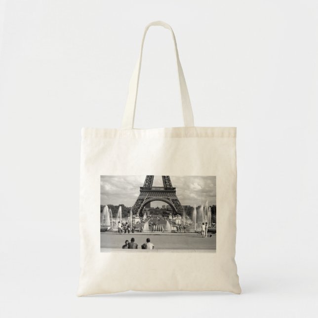 Parisian Boys Reusable Tote Tygkasse (Framsidan)