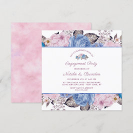 Parisian Charm Låt oss Celebrate Förlovningsfest Inbjudningar