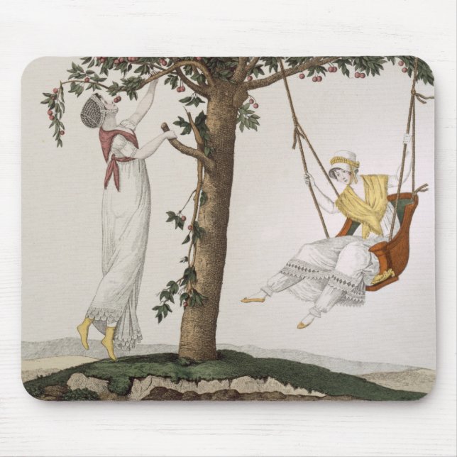 Parisian damer på Montmorency, pläterar 41 från Musmatta (Framsidan)