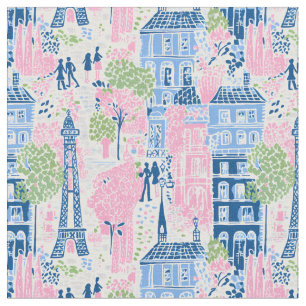 Parisian Dreamscape Tyg
