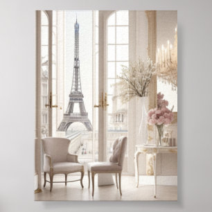 "Parisian Elegance - Timless Landmarks" Poster