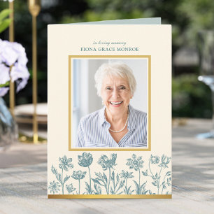 Parisian Flowers Photo Memorial-mappat program