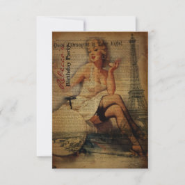 parisian födelsedagsfest för paris eiffel torn inbjudningar