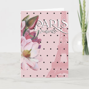 Parisian Magnoliahälsningkort Kort