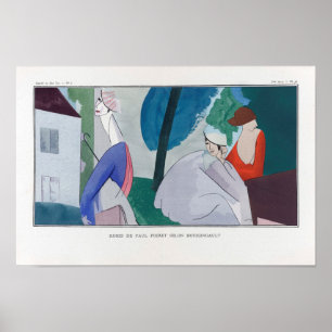 Parisian mode, 1914 poster