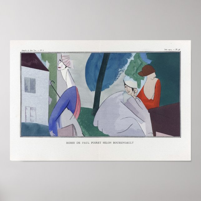 Parisian mode, 1914 poster (Framsidan)