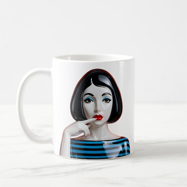 Parisian Pop Mood Kaffemugg (Vänster)
