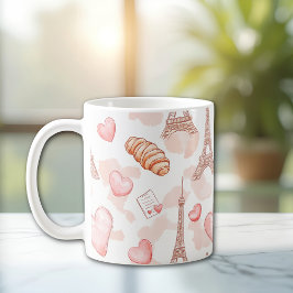 Parisian Romance Alla hjärtans dag Kaffemugg