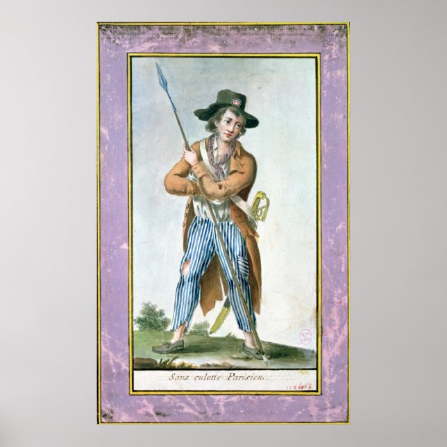 Parisian Sans-culotte Poster (Framsidan)