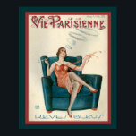 Parisienne Art Deco "Smoke Ringar" 1929 Print Poster<br><div class="desc">16 x 20 Art Deco Cover av Vie Parisienne</div>
