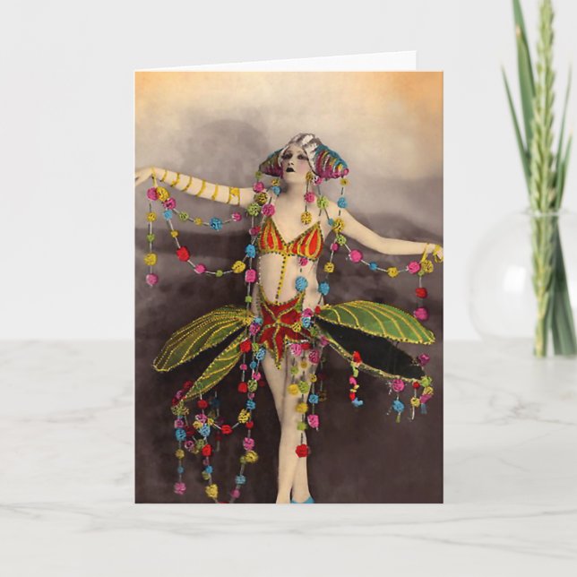 Parisienne kasinodansare kort (Framsida)