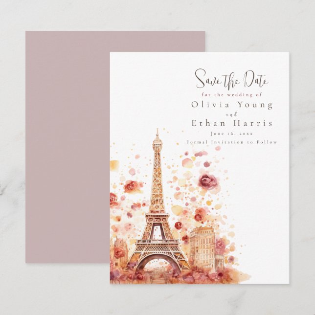 Parisienne Spara Datumet (Fram/baksida)