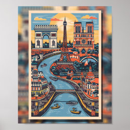 Parisikoner: Ljusets hjärta Poster