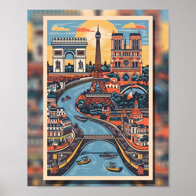 Parisikoner: Ljusets hjärta Poster (Framsidan)