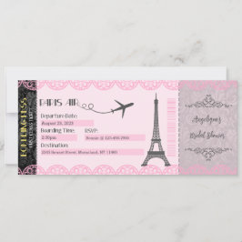 Parisinbjudan, inbjudan till Paris-Temapartyet