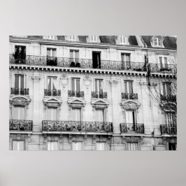 Parisisk Byggnad Poster