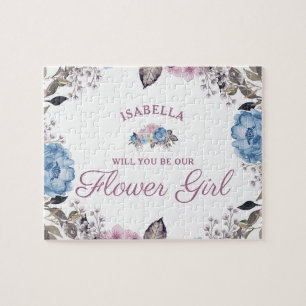 Parisisk charm-Blommigt var vår blommiga flicka Fr Pussel