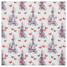 Parisisk Eiffel Torn Lila Chic