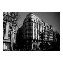 Parisisk gathörnsposters