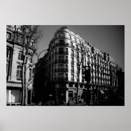 Parisisk gathörnsposters poster