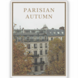 Parisisk höst klistermärken