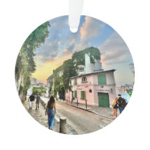 Parisisk Julgran-dekoration (dubbla-sidig)