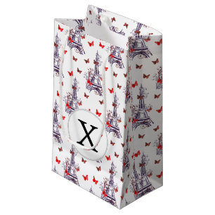 Parisisk romsk Lila Eiffel Torn Butterflies