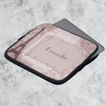 Parisisk Rosa Laptop sleeve