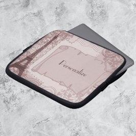 Parisisk Rosa Laptop sleeve