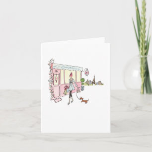 Parisisk shoppare/Lulu Notes 4 x 5.6-anteckningsko Anteckningskort