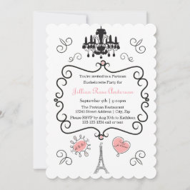 Parisisk ThLED - inbjudan till Bachelorette-partie