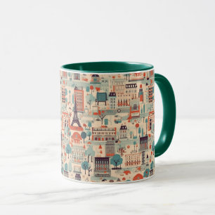 Parisisk Vintage Day Mugg