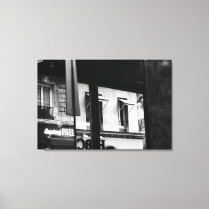 Parisiskt Atmopshere Windows och Reflection Canvas