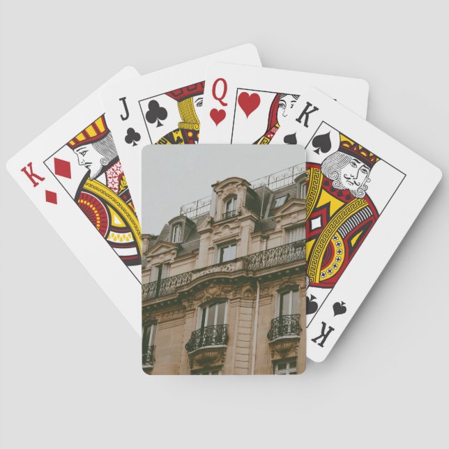 Parisiskt hus casinokort (Baksidan)