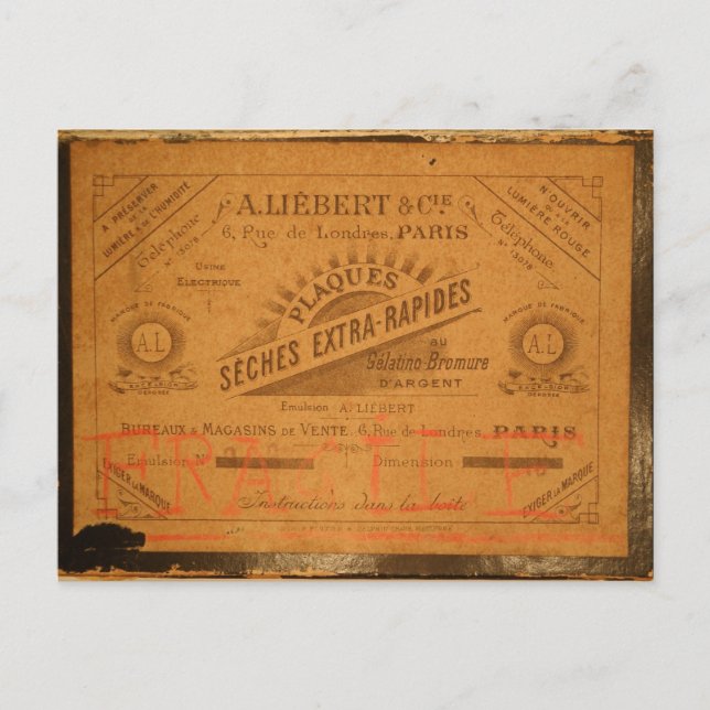 Parisiskt vykort (Framsida)