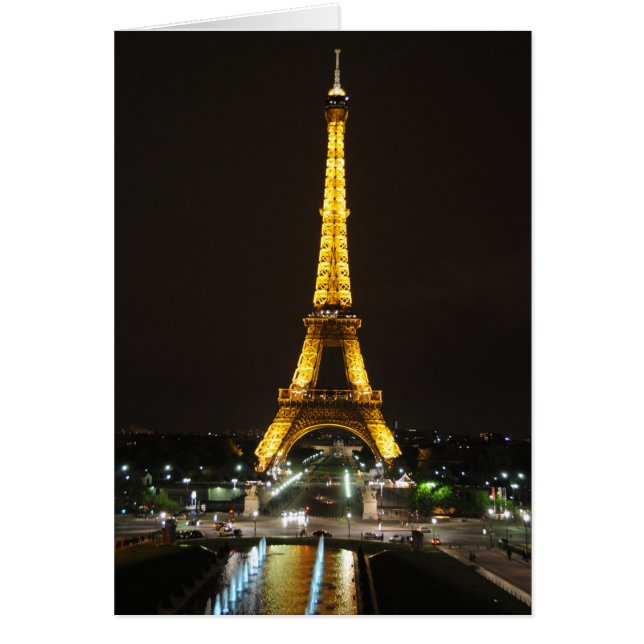 Pariskort Hälsningskort (Framsidan)